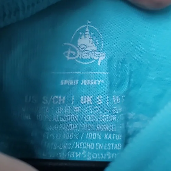Disney Teal Long Sleeve Tee - Picture 6 of 7
